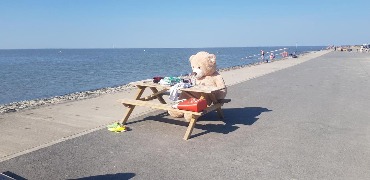 Haus Am Meer Schweiburg Bagian luar foto
